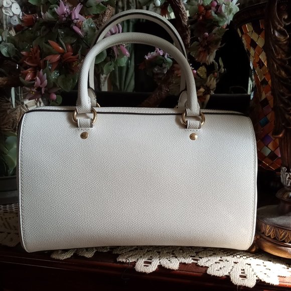 Coach Rowan Satchel - White pebbled leather - Picture 2 of 11